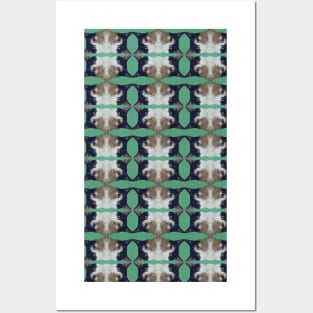 Cute cat pattern Posters and Art